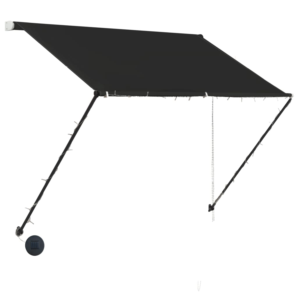 vidaXL Toldo Retráctil con LED 300x150 cm Antracita - Image 13 of 39