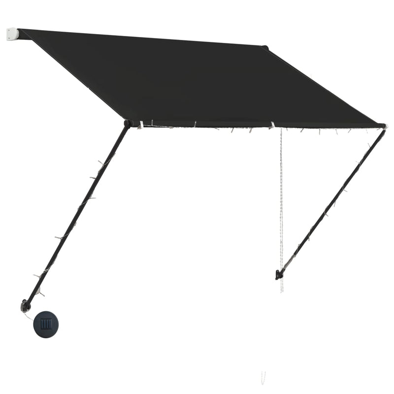 vidaXL Toldo Retráctil con LED 300x150 cm Antracita - Image 13 of 39