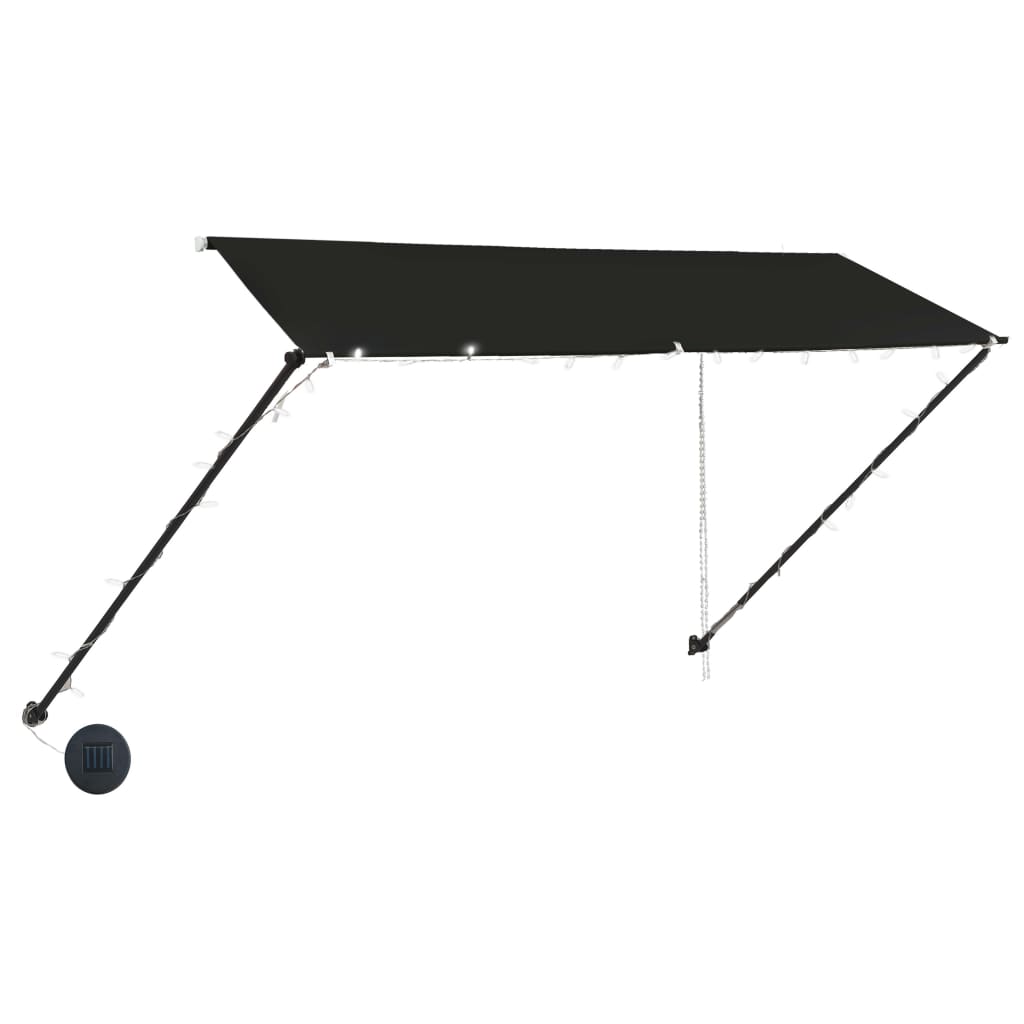 vidaXL Toldo Retráctil con LED 300x150 cm Antracita - Image 12 of 39