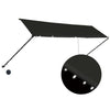Tenda da Sole Retrattile con LED 400×150 cm Antracite - Image 2 of 8