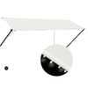 vidaXL Toldo Retráctil con LED y Revestimiento de PA 300x150 cm Crema - Image 2 of 8
