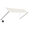 vidaXL Toldo Retráctil con LED y Revestimiento de PA, 350x150 cm, Crema - Image 5 of 15