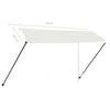 vidaXL Toldo Retráctil con LED y Revestimiento de PA, 350x150 cm, Crema - Image 15 of 15