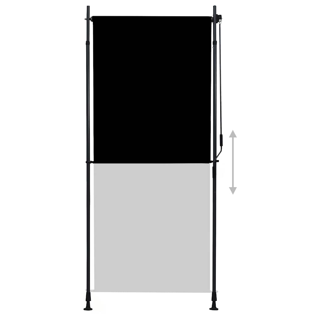 vidaXL Outdoor Roller Blind, 100x270 cm, Anthracite Polyester - Image 10 of 39