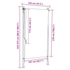 vidaXL Outdoor Roller Blind, 100x270 cm, Anthracite Polyester - Image 25 of 39
