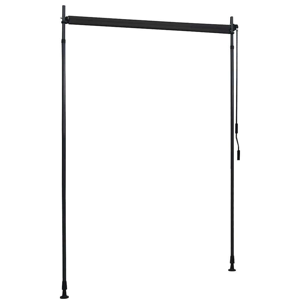 vidaXL Outdoor Roller Blind, 100x270 cm, Anthracite Polyester - Image 13 of 39