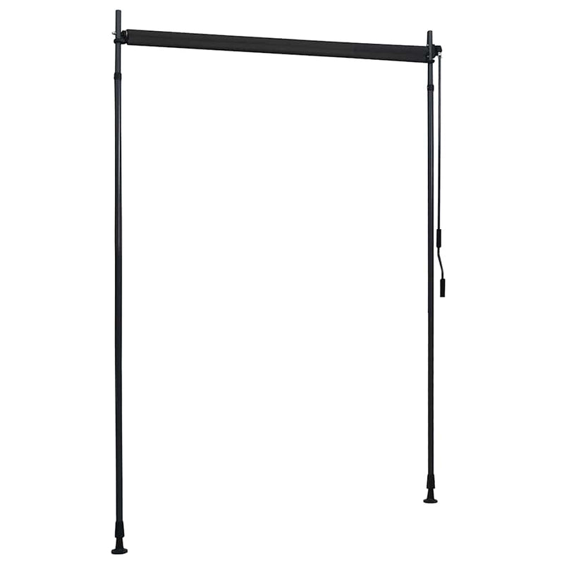 vidaXL Outdoor Roller Blind, 100x270 cm, Anthracite Polyester - Image 13 of 39