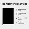 vidaXL Outdoor Roller Blind, 100x270 cm, Anthracite Polyester - Image 36 of 39