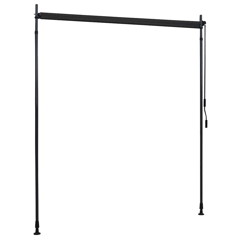 vidaXL Outdoor Roller Blind, 100x270 cm, Anthracite Polyester - Image 12 of 39