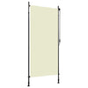vidaXL Outdoor Roller Awning, Fabric with PA Coating, 100x270 cm, Cream - Image 1 of 34