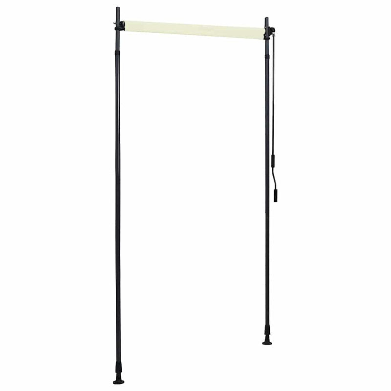 vidaXL Outdoor Roller Awning, Fabric with PA Coating, 100x270 cm, Cream - Image 12 of 34