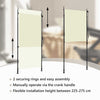 vidaXL Outdoor Roller Awning, Fabric with PA Coating, 100x270 cm, Cream - Image 26 of 34