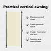 vidaXL Outdoor Roller Awning, Fabric with PA Coating, 100x270 cm, Cream - Image 31 of 34
