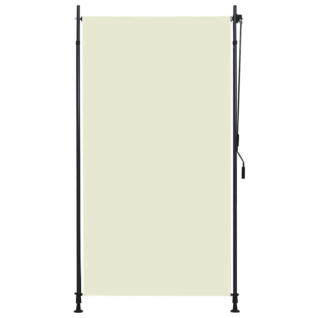 vidaXL Outdoor Roller Blind, Polyester, 120x270 cm, Cream - Image 1 of 26
