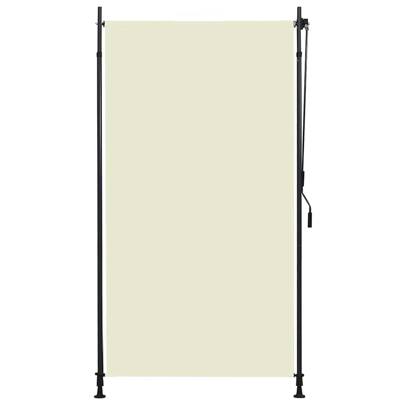vidaXL Outdoor Roller Blind, Polyester, 120x270 cm, Cream - Image 1 of 26
