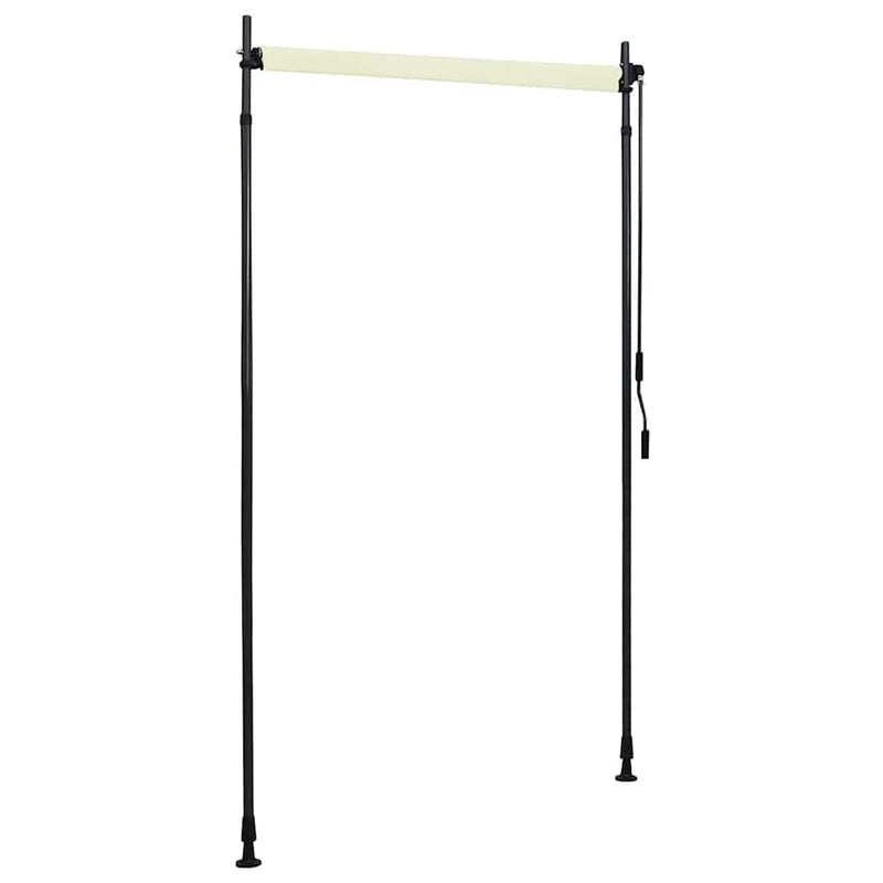 vidaXL Outdoor Roller Blind, Polyester, 120x270 cm, Cream - Image 8 of 26
