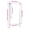 vidaXL Outdoor Roller Blind, Polyester, 120x270 cm, Cream - Image 13 of 26