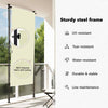 vidaXL Outdoor Roller Blind, Polyester, 120x270 cm, Cream - Image 17 of 26