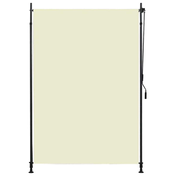 Tenda a Rullo per Esterni in Poliestere 120x270 cm Crema - immagine 2 | SolPatio