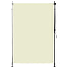 vidaXL Outdoor Roller Awning, Fabric with PA Coating, 100x270 cm, Cream - Image 4 of 34
