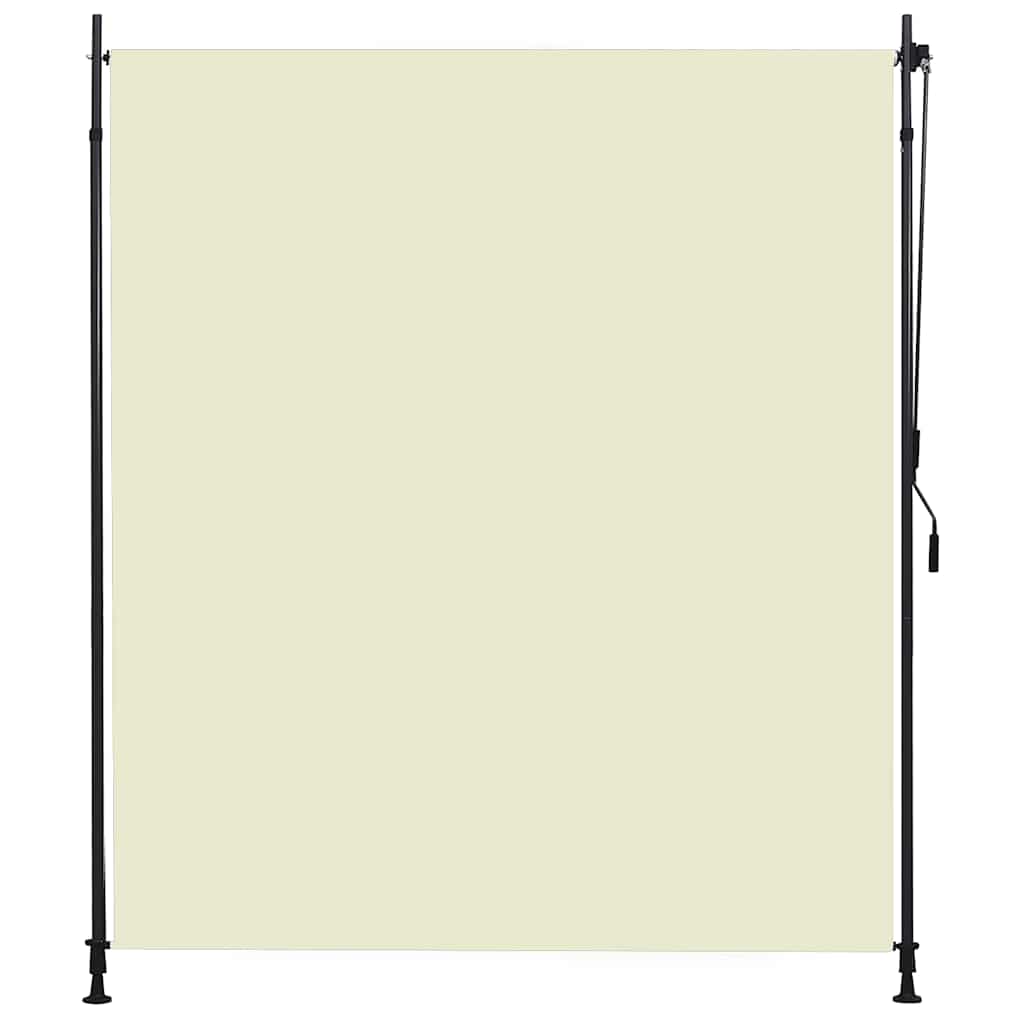 vidaXL Outdoor Roller Awning, Fabric with PA Coating, 100x270 cm, Cream - Image 2 of 34