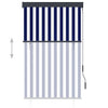 Tenda a Rullo per Esterni 100×250 cm Blu e Bianca - Image 2 of 8