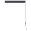 vidaXL Toldo Enrollable para Exteriores 100x250 cm Blanco y Naranja - Image 7 of 16