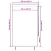 vidaXL Toldo Enrollable para Exteriores 100x250 cm Blanco y Naranja - Image 16 of 16