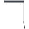 vidaXL Outdoor Roller Blind, 100x270 cm, Anthracite Polyester - Image 15 of 39