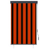 Tenda a Rullo per Esterni in Tessuto Poliestere 100×250 cm Arancione e Marrone - Image 1 of 8