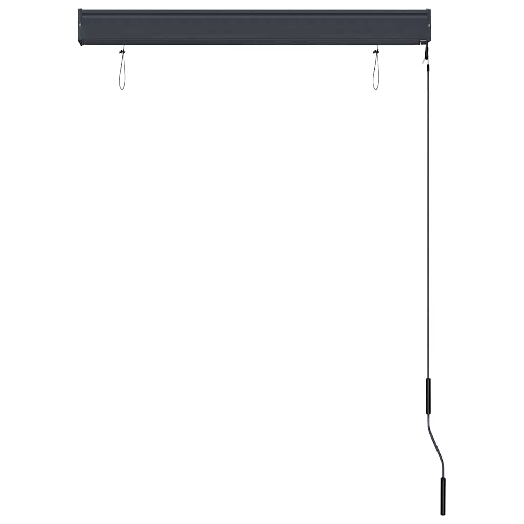 vidaXL Tenda a Rullo per Esterni 100x250 cm Arancione e Marrone - Image 3 of 8