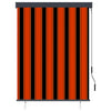 vidaXL Tenda a Rullo per Esterni 120x250 cm Arancione e Marrone - Image 1 of 24