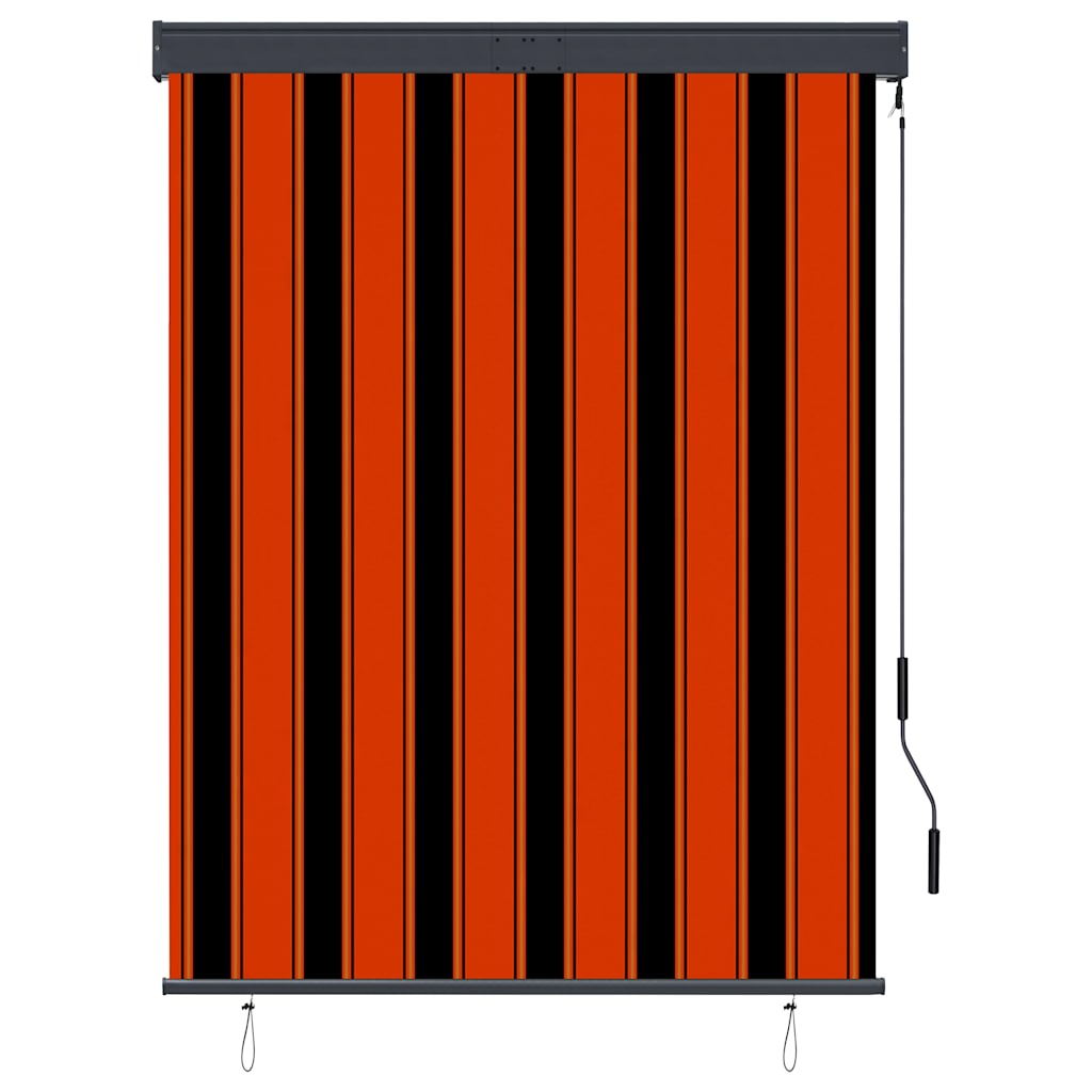 vidaXL Tenda a Rullo per Esterni 120x250 cm Arancione e Marrone - Image 1 of 24