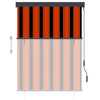vidaXL Tenda a Rullo per Esterni 120x250 cm Arancione e Marrone - Image 4 of 24