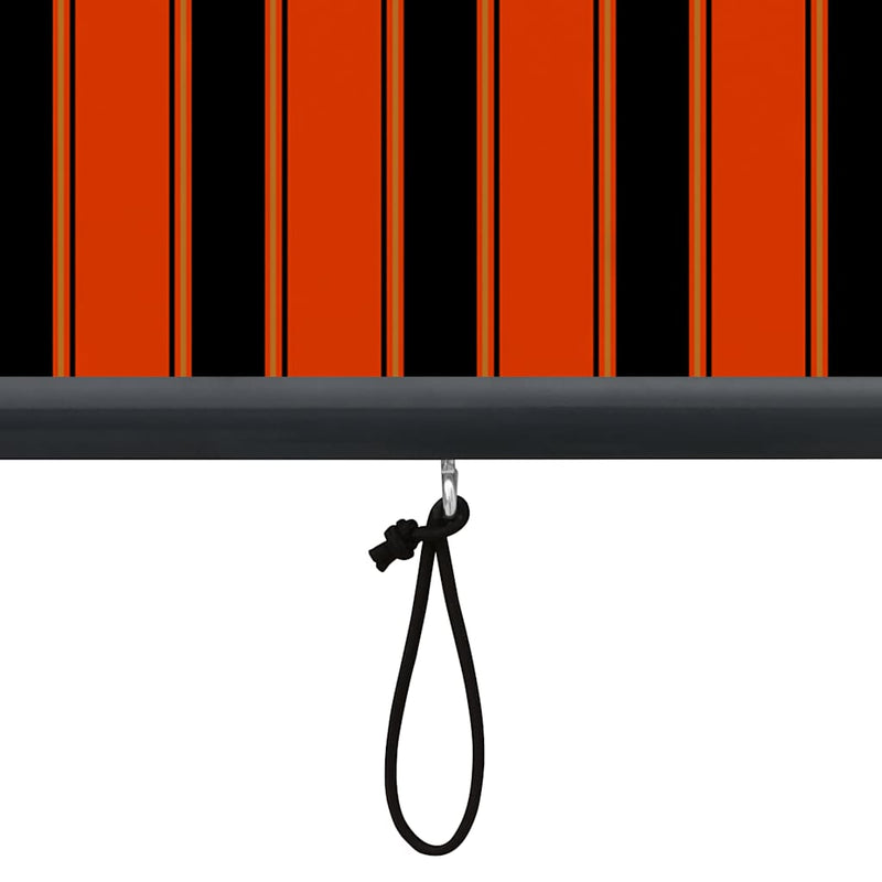 vidaXL Tenda a Rullo per Esterni 120x250 cm Arancione e Marrone - Image 20 of 24