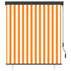 vidaXL Tenda a Rullo per Esterni 140x250 cm Bianco e Arancione - Image 1 of 8