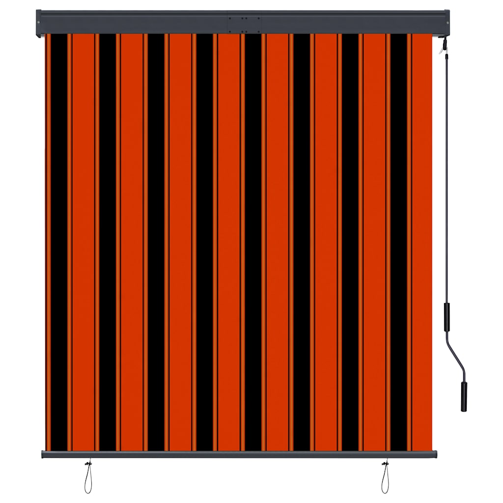 vidaXL Tenda a Rullo per Esterni 120x250 cm Arancione e Marrone - Image 2 of 24