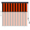 vidaXL Tenda a Rullo per Esterni 160x250 cm Arancione e Marrone - Image 2 of 8