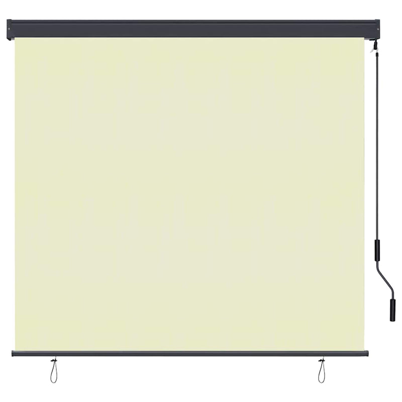 vidaXL Tenda a Rullo per Esterni 170x250 cm Crema - Image 1 of 7