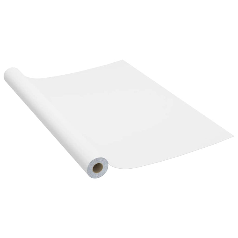 Pellicola Autoadesiva per Mobili vidaXL - Bianco Opaco 500x90 cm - Image 2 of 4
