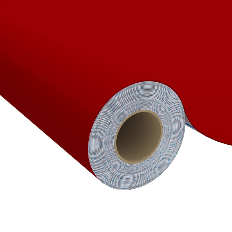 vidaXL Pellicola Autoadesiva per Mobili Rossa 500x90 cm in PVC - Image 3 of 3