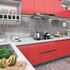 vidaXL Pellicola Autoadesiva per Mobili Rossa 500x90 cm in PVC - Image 1 of 3