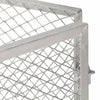 Compostiera da Giardino in Ferro Zincato 100×100×77 cm Argento - Image 1 of 4