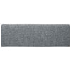 vidaXL Tappetini per scale autoadesivi 15 pz 65x21x4 cm Grigio chiaro bordo rettangolare - Image 4 of 7