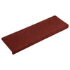 Set 5 Tappetini Autoadesivi per Scale 65x21 cm - Rosso Bordeaux - immagine 2 | SolPatio - Image 2 of 11