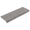 vidaXL Tappetini per scale 15 pz 65x21x4 cm Grigio Bordo rettangolare - Image 3 of 7