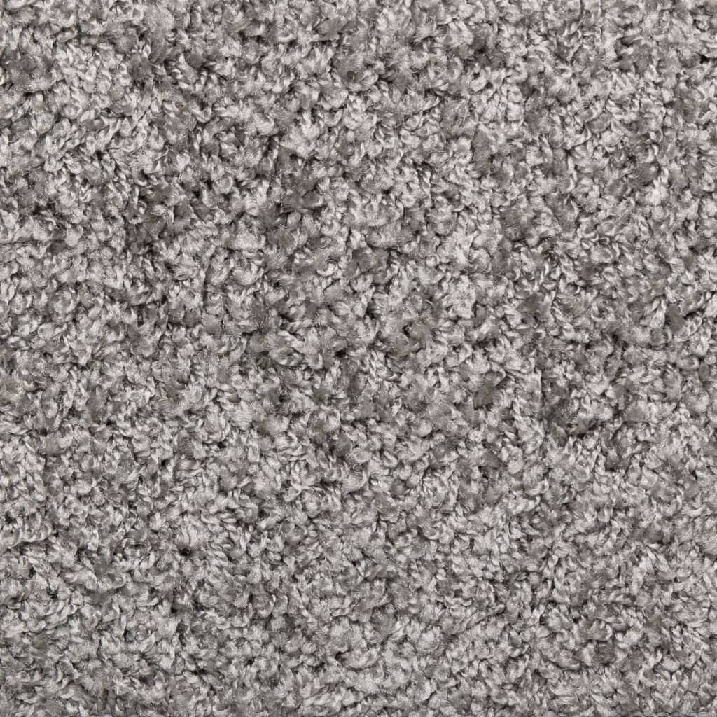 vidaXL Tappetini per scale 15 pz 65x21x4 cm Grigio Bordo rettangolare - Image 6 of 7