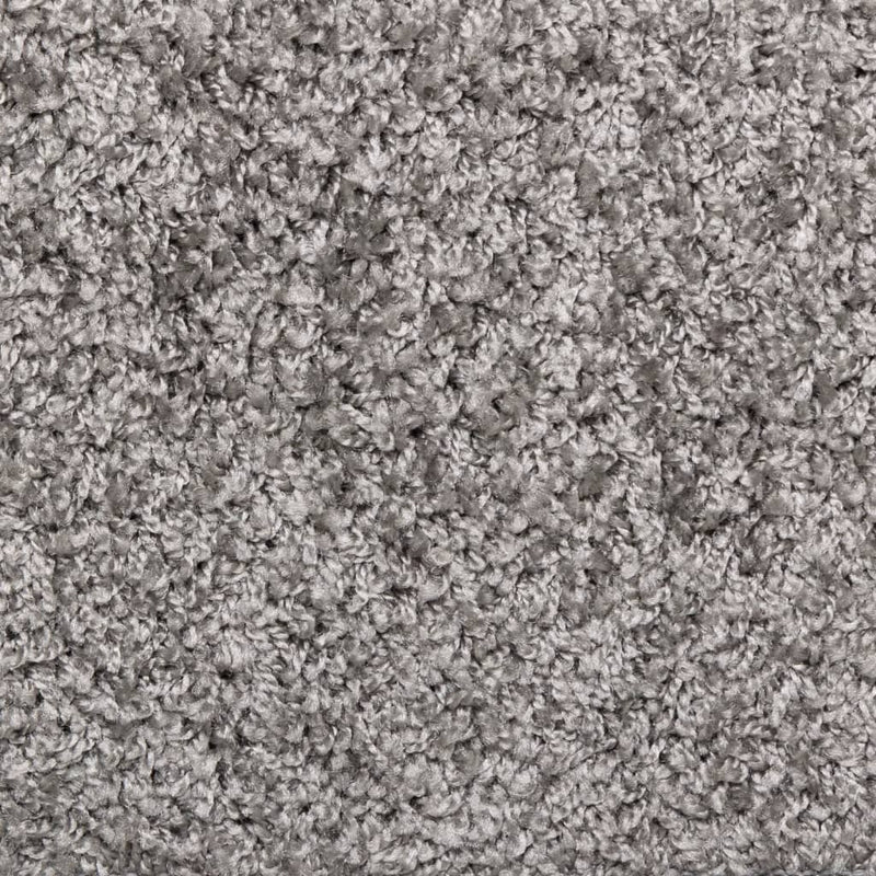 vidaXL Tappetini per scale 15 pz 65x21x4 cm Grigio Bordo rettangolare - Image 6 of 7