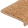 vidaXL Tappetini per scale 15 pz 65x21x4 cm Beige Bordo rettangolare - Image 5 of 7