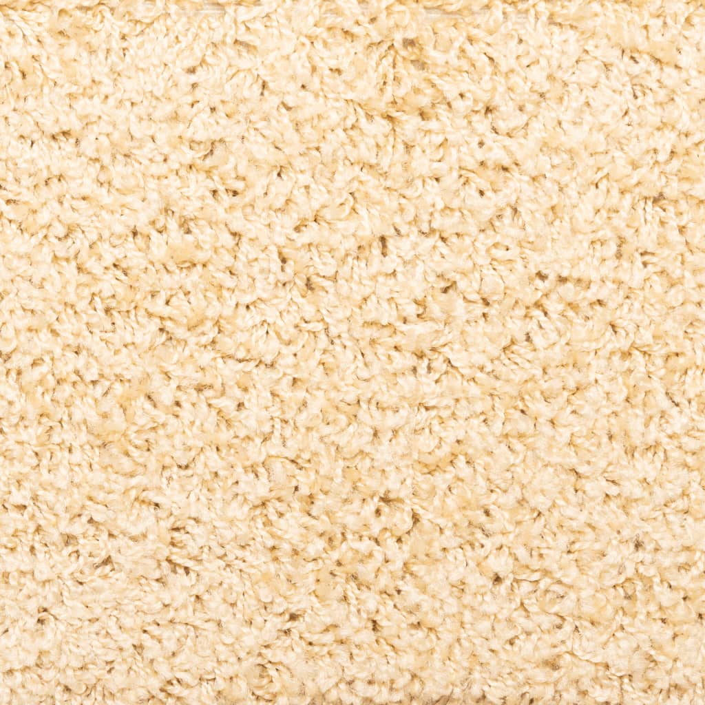 vidaXL Tappetini per scale 15 pz 65x21x4 cm Crema Bordo rettangolare - Image 6 of 7